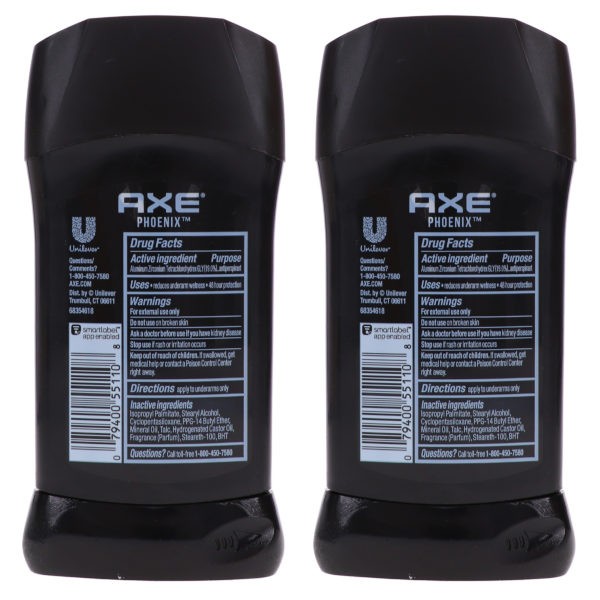 Axe Phoenix Antiperspirant 2.7 oz 2 Pack