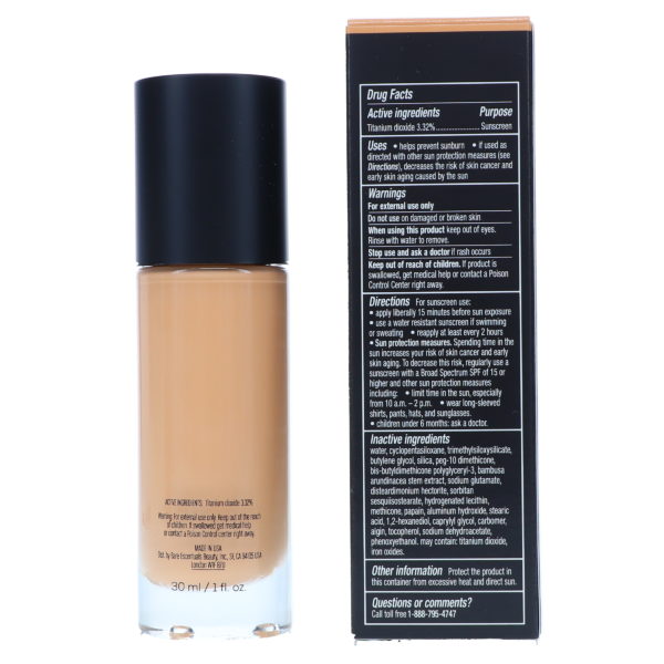 bareMinerals BAREPRO Performance Wear Liquid Foundation SPF 20 Sandalwood 1 oz