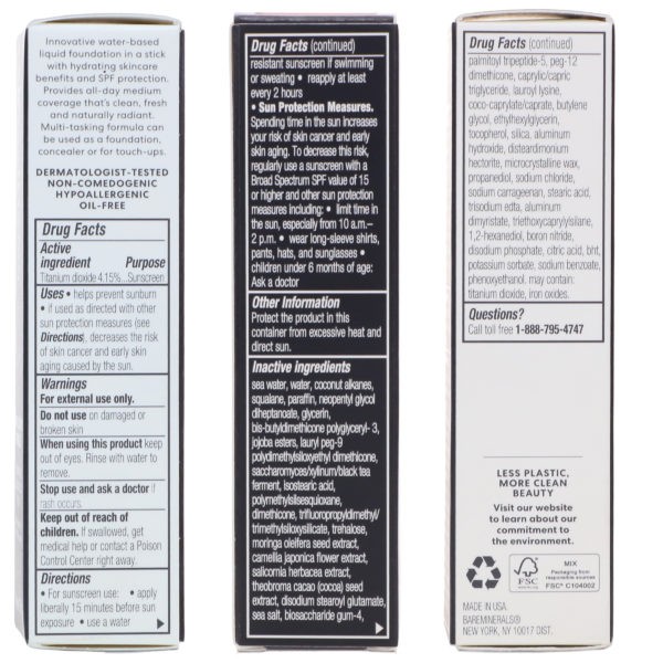 bareMinerals Complexion Rescue Hydrating Foundation Stick Broad Spectrum SPF 25 Natural 05 0.35 oz