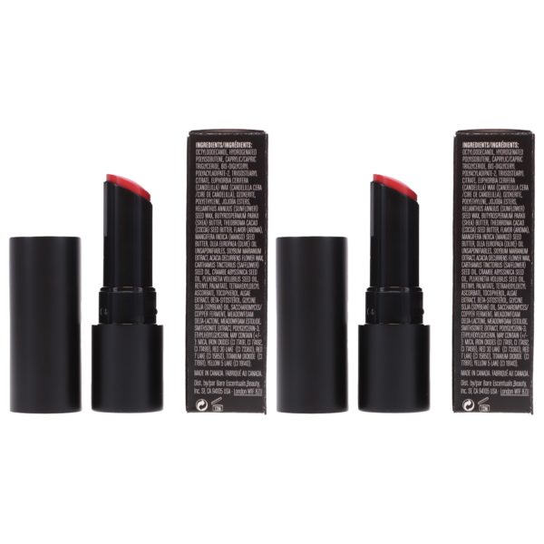bareMinerals Gen Nude Radiant Lipstick XOX 0.12 oz 2 Pack