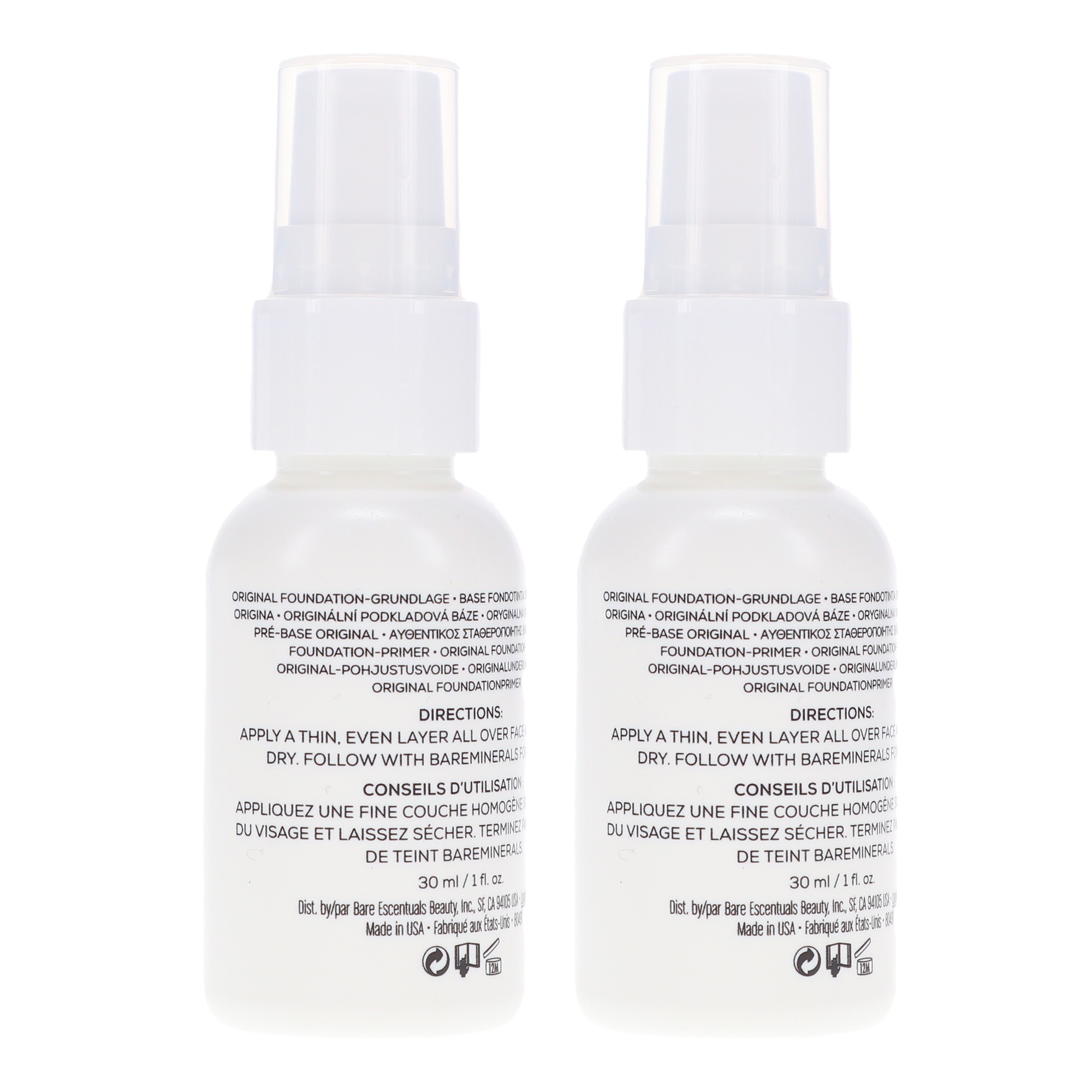 bareMinerals Original Prime Time Foundation Primer 1 oz 2 Pack