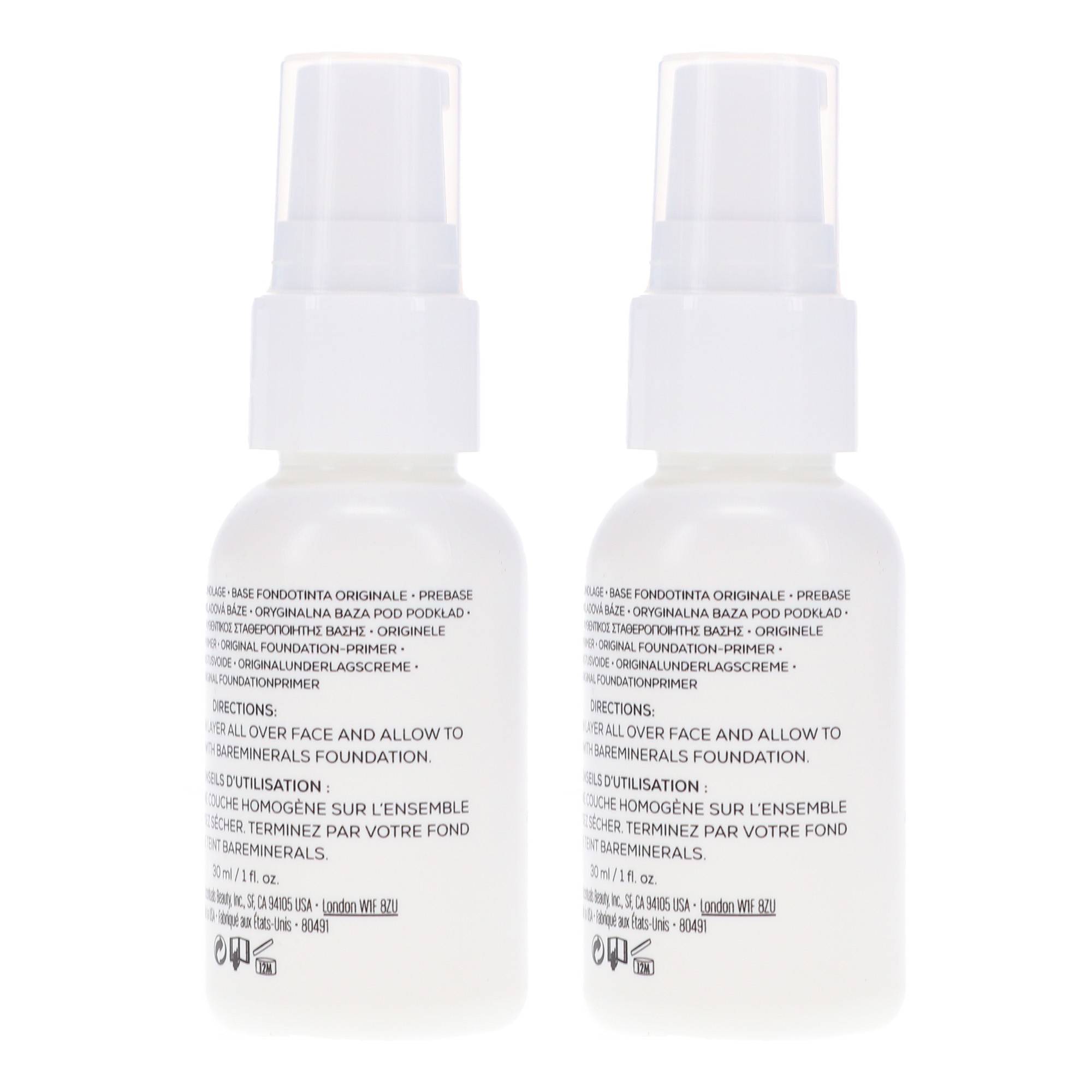 bareMinerals Original Prime Time Foundation Primer 1 oz 2 Pack