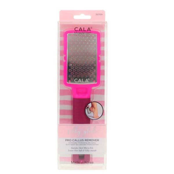 CALA Precision Eyebrow Shaper 3 pc & Silky Glide Pro Callus Remover Pink Combo Pack