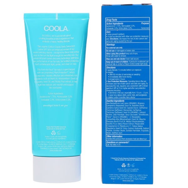 COOLA Classic Body Sunscreen Guava Mango SPF 50 5 oz