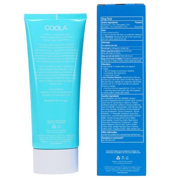 COOLA Classic Body Sunscreen Tropical Coconut SPF 30 5 oz