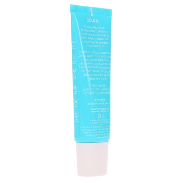 COOLA Classic Face Sunscreen Fragrance Free SPF 50 1.7 oz