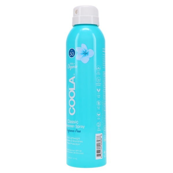 COOLA Sport Unscented Continuous Spray SPF 50 6 oz