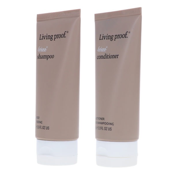 Living Proof No Frizz Shampoo 2 oz & No Frizz Conditioner 2 oz Combo Pack