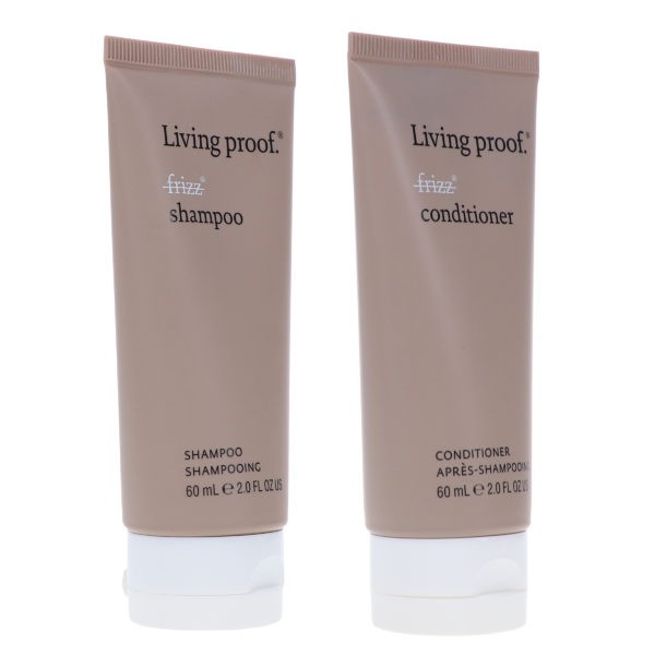 Living Proof No Frizz Shampoo 2 oz & No Frizz Conditioner 2 oz Combo Pack