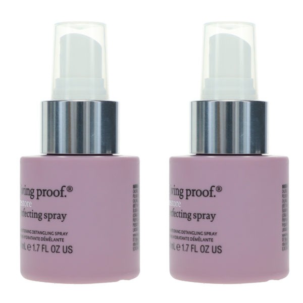 Living Proof Restore Perfecting Spray Travel Size 1.7 oz 2 Pack