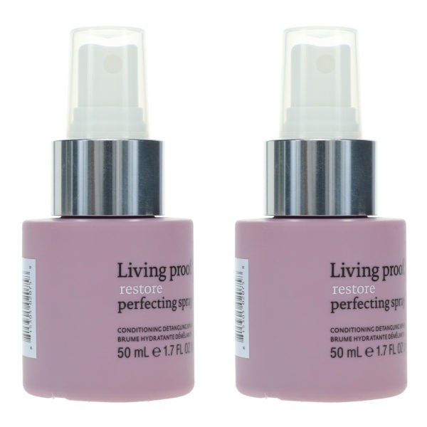 Living Proof Restore Perfecting Spray Travel Size 1.7 oz 2 Pack