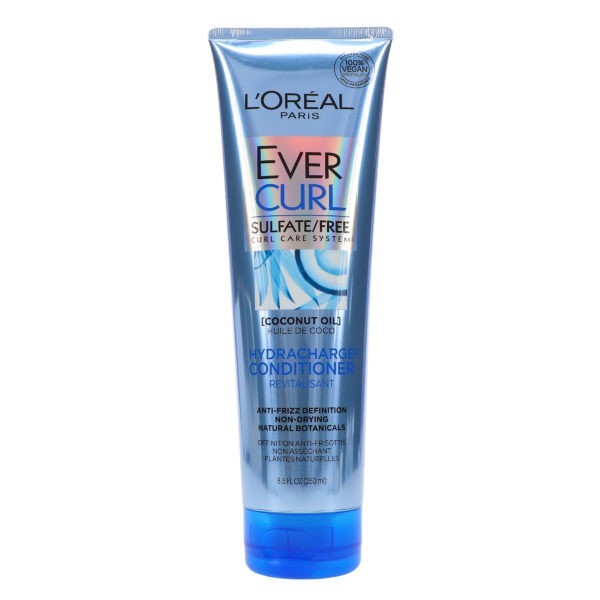 L'Oreal Paris Ever Curl Sulfate Free Hydracharge Shampoo 8.5 oz & Ever Curl Sulfate Free Hydracharge Conditioner 8.5 oz Combo Pack