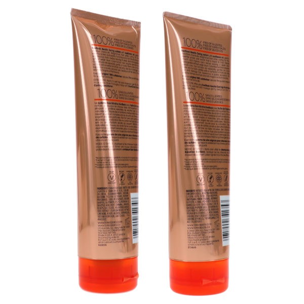 L'Oreal Paris Ever Sleek Sulfate Free Keratin Caring Shampoo 8.5 oz & Ever Sleek Sulfate Free Keratin Caring Conditioner 8.5 oz Combo Pack