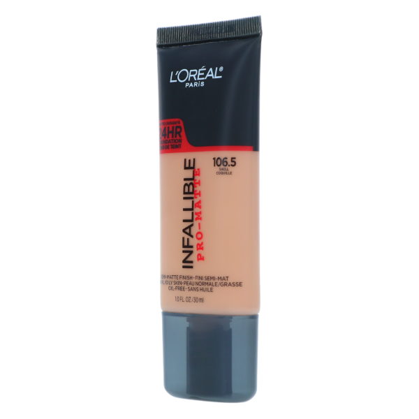 L'Oreal Paris Infallible Pro-Matte Liquid Longwear Foundation Shell 1 oz