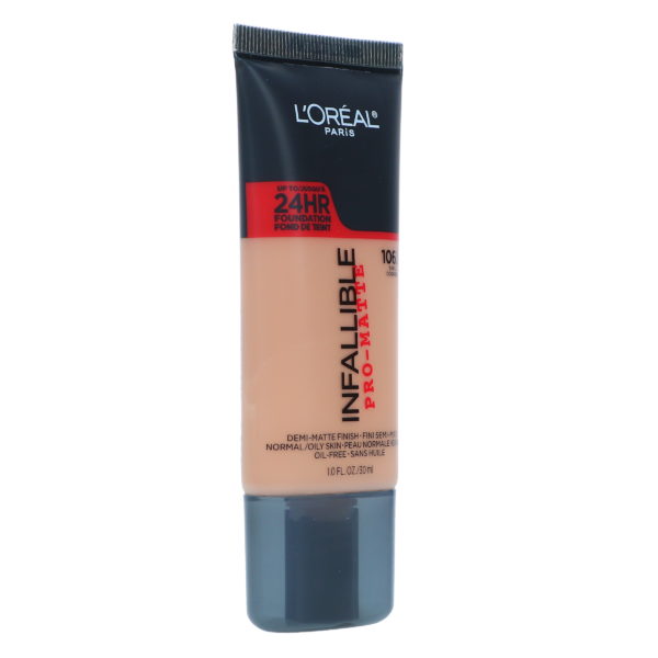 L'Oreal Paris Infallible Pro-Matte Liquid Longwear Foundation Shell 1 oz
