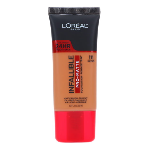 L'Oreal Paris Infallible Pro-Matte Liquid Longwear Foundation Soft Sable 1 oz