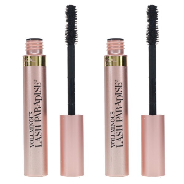 L'Oreal Paris Voluminous Lash Paradise Mascara Blackest Black 0.28 oz 2 Pack