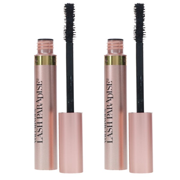 L'Oreal Paris Voluminous Lash Paradise Mascara Blackest Black 0.28 oz 2 Pack