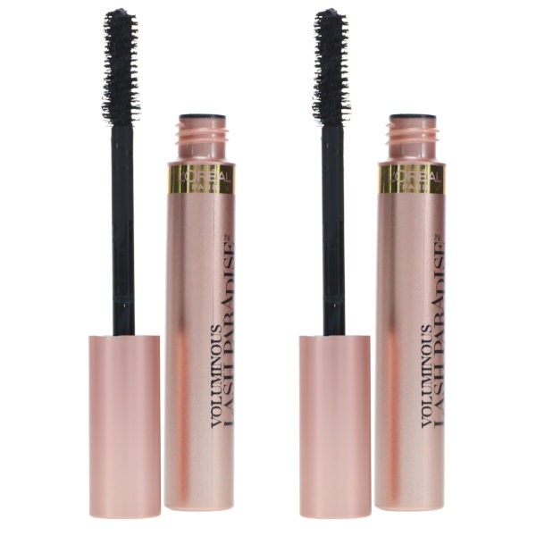 L'Oreal Paris Voluminous Lash Paradise Mascara Blackest Black 0.28 oz 2 Pack