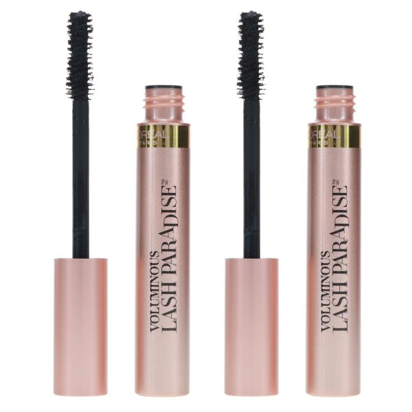 L'Oreal Paris Voluminous Lash Paradise Mascara Blackest Black 0.28 oz 2 Pack