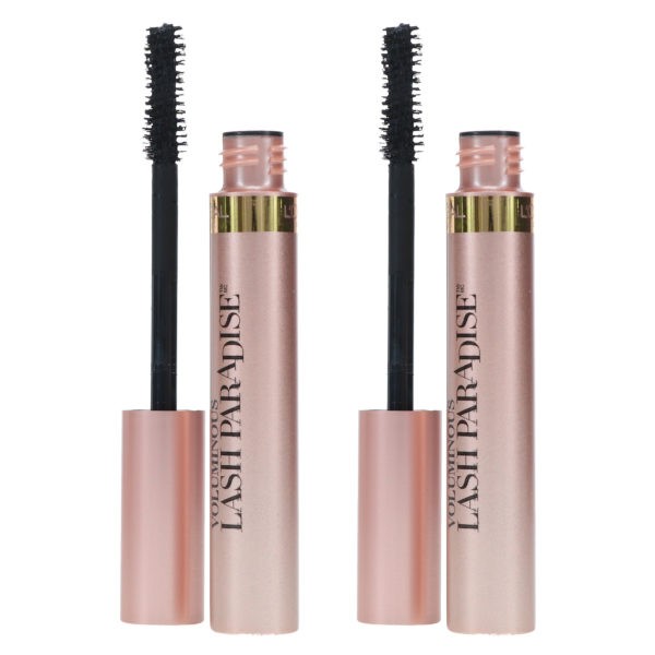 L'Oreal Paris Voluminous Lash Paradise Mascara Blackest Black 0.28 oz 2 Pack