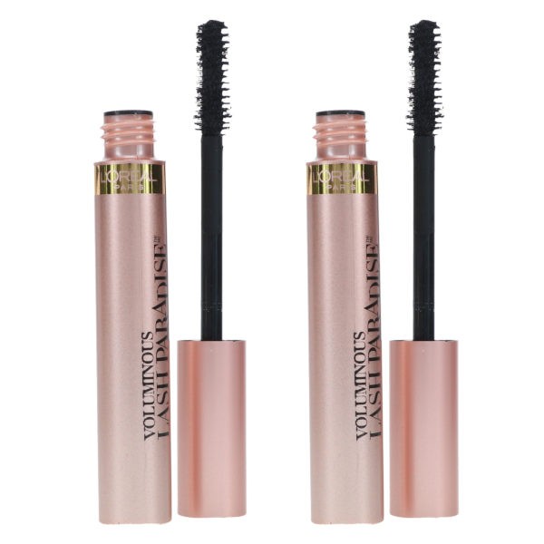 L'Oreal Paris Voluminous Lash Paradise Mascara Blackest Black 0.28 oz 2 Pack