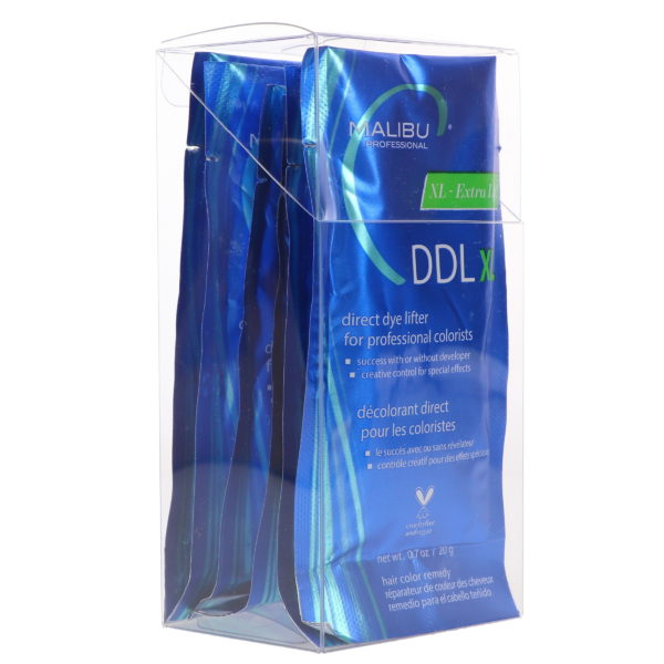 Malibu C DDL XL Extra Lift Direct Dye Lifter 6 Pack