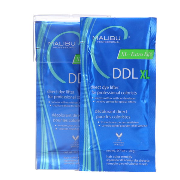 Malibu C DDL XL Extra Lift Direct Dye Lifter 6 Pack