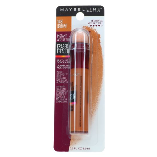 Maybelline New York Instant Age Rewind Eraser Dark Circle Treatment Concealer Hazelnut 0.2 oz