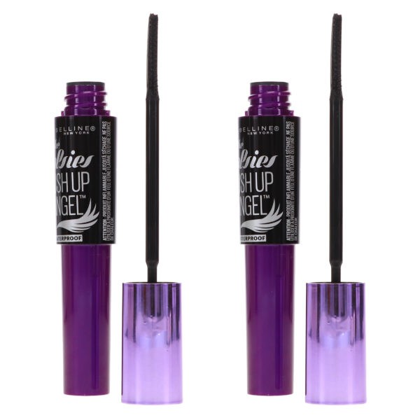 Maybelline New York The Falsies Push Up Angel Waterproof Mascara Very Black 0.32 oz 2 Pack