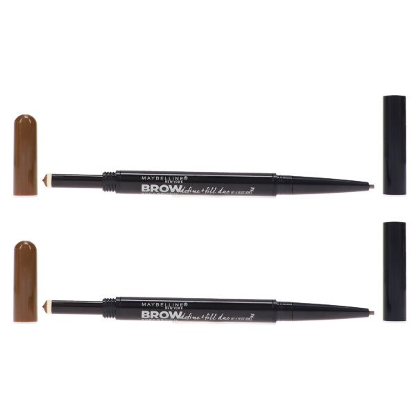 Maybelline New York Brow Define & Fill Duo Soft Brown 0.17 oz 2 Pack