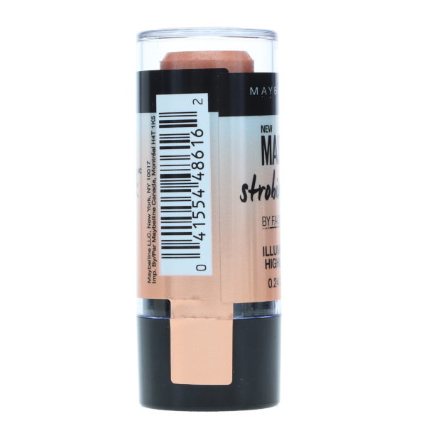 Maybelline New York Color FaceStudio Master Strobing Stick Illuminating Highlighter Medium Nude Glow 0.24 oz