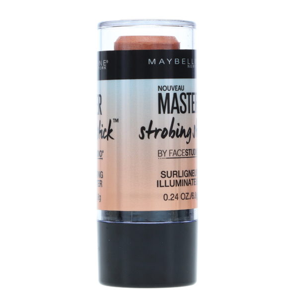 Maybelline New York Color FaceStudio Master Strobing Stick Illuminating Highlighter Medium Nude Glow 0.24 oz