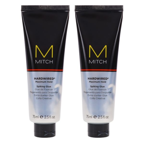 Paul Mitchell Mitch Hardwired Spiking Glue 2.5 oz 2 Pack