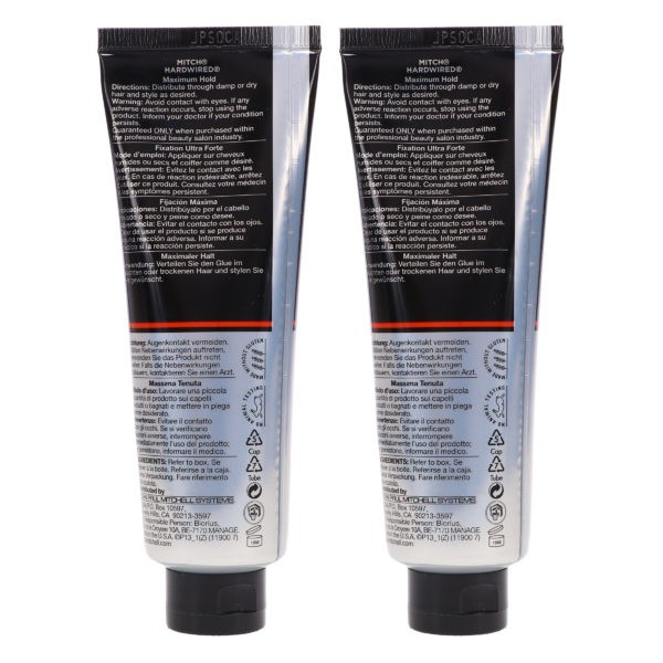 Paul Mitchell Mitch Hardwired Spiking Glue 2.5 oz 2 Pack