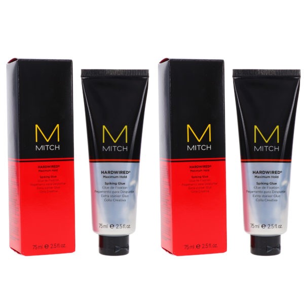 Paul Mitchell Mitch Hardwired Spiking Glue 2.5 oz 2 Pack