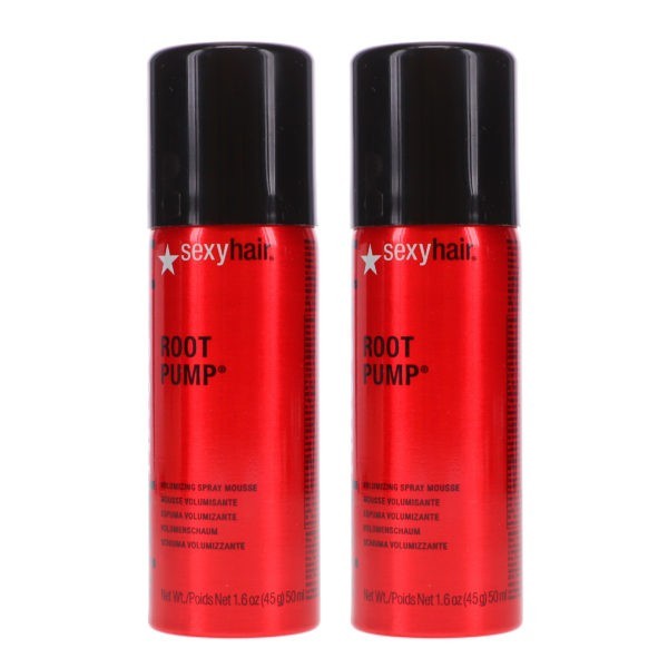 Sexy Hair Big Sexy Hair Root Pump Volumizing Spray Mousse 1.6 oz 2 Pack