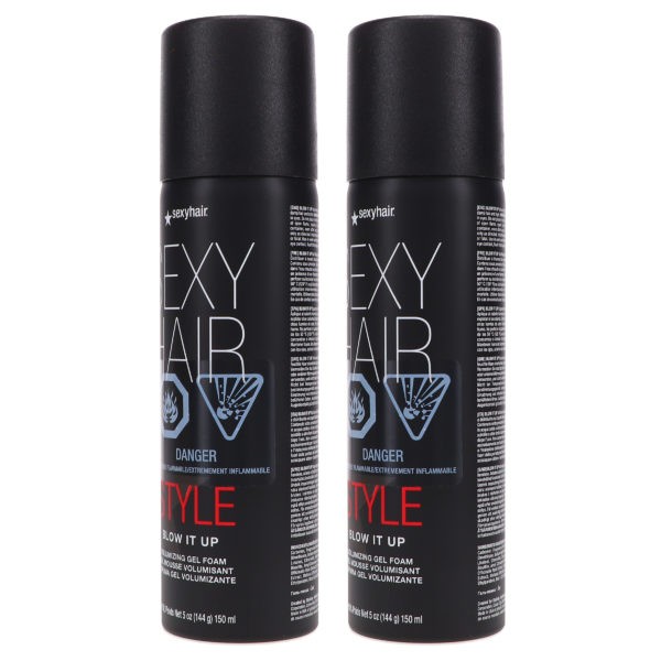 Sexy Hair Style Sexy Hair Blow It Up Volumizing Gel Foam 5 oz 2 Pack