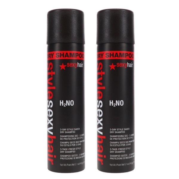 Sexy Hair Style Sexy Hair H2NO 3-Day Style Saver Dry Shampoo 5.1 oz 2 Pack