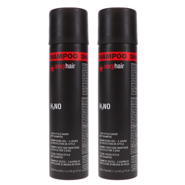 Sexy Hair Style Sexy Hair H2NO 3-Day Style Saver Dry Shampoo 5.1 oz 2 Pack