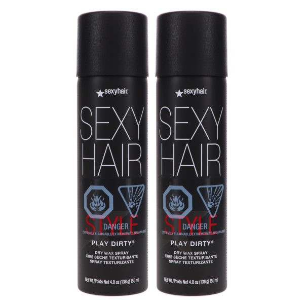 Sexy Hair Style Sexy Hair Play Dirty Dry Wax Spray 4.8 oz 2 Pack