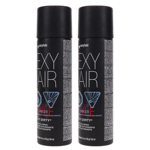 Sexy Hair Style Sexy Hair Play Dirty Dry Wax Spray 4.8 oz 2 Pack