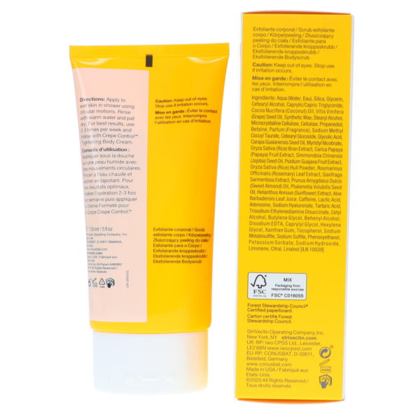 StriVectin Crepe Control Exfoliating Body Scrub 5 oz