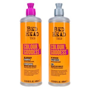 TIGI Bed Head Color Goddess Oil Infused Shampoo 13.5 oz & Bed Head Colour Goddess Oil Infused Conditioner 13.53 oz Combo Pack