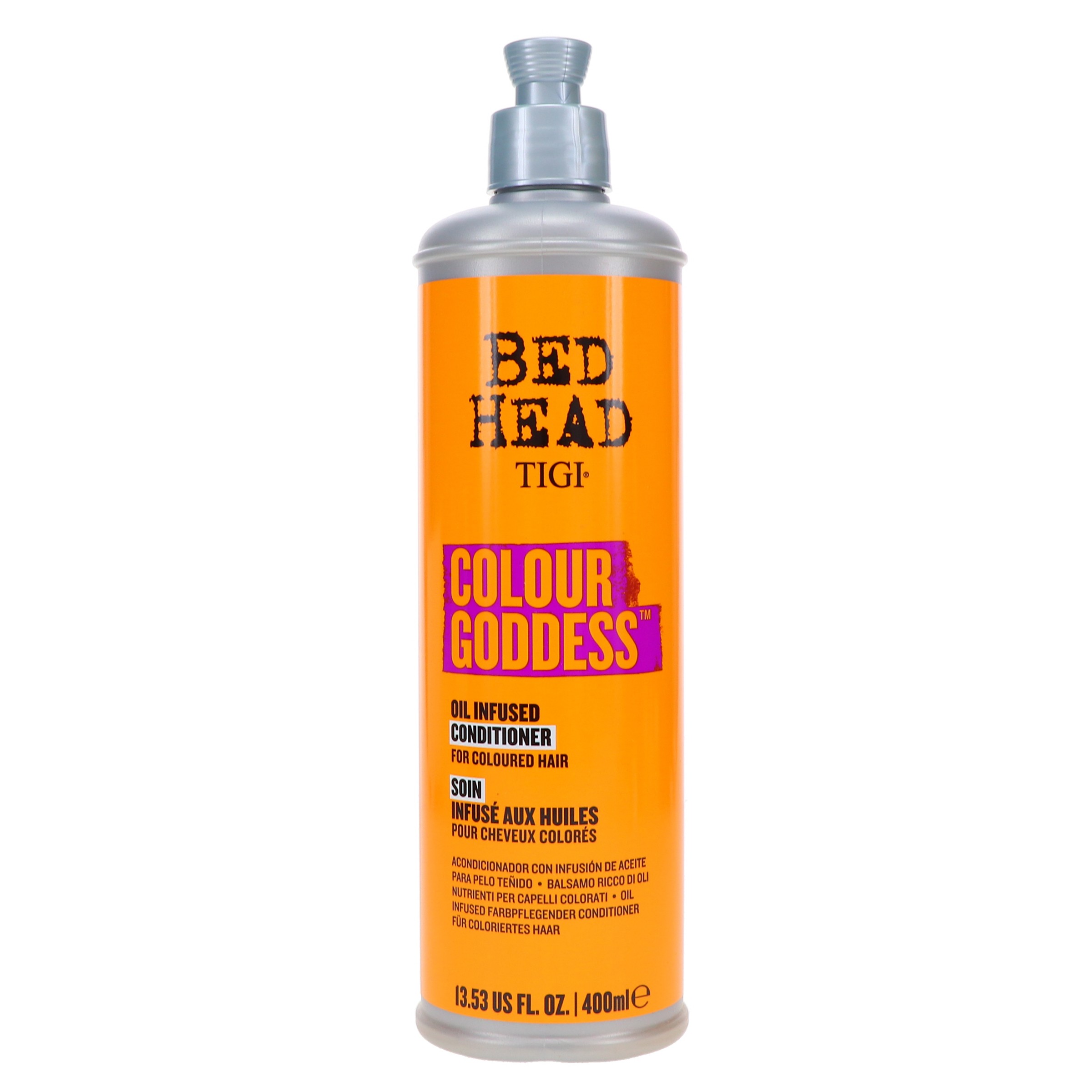 TIGI Bed Head Color Goddess Oil Infused Shampoo 13.5 oz & Bed Head Colour Goddess Oil Infused Conditioner 13.53 oz Combo Pack