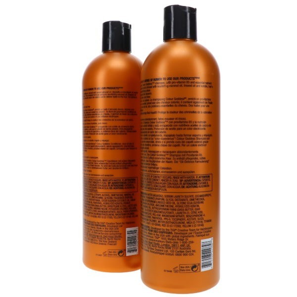 TIGI Bed Head Colour Goddess Shampoo 25.36 oz & Colour Goddess Conditioner 25.36 oz Combo Pack