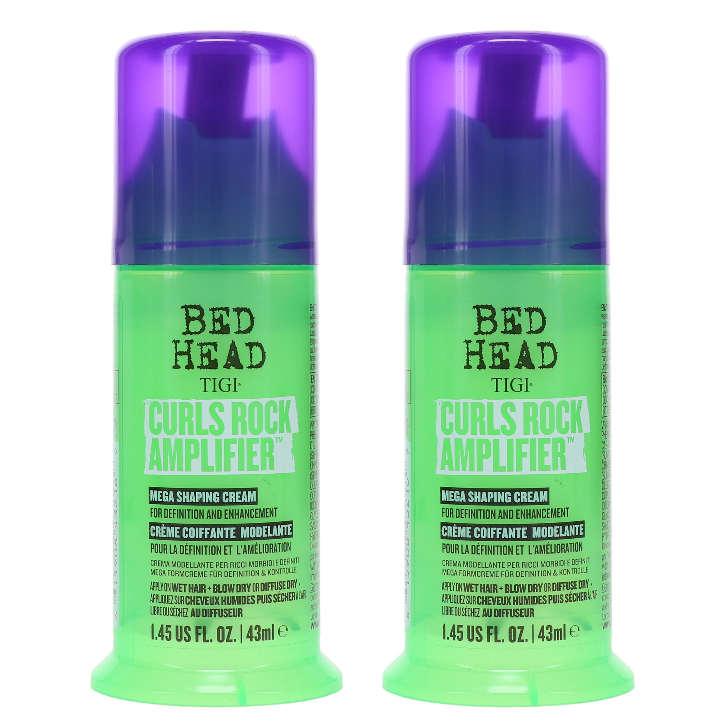 TIGI Bed Head Curls Rock Amplifier Mega Shaping Cream 1.45 oz 2 Pack