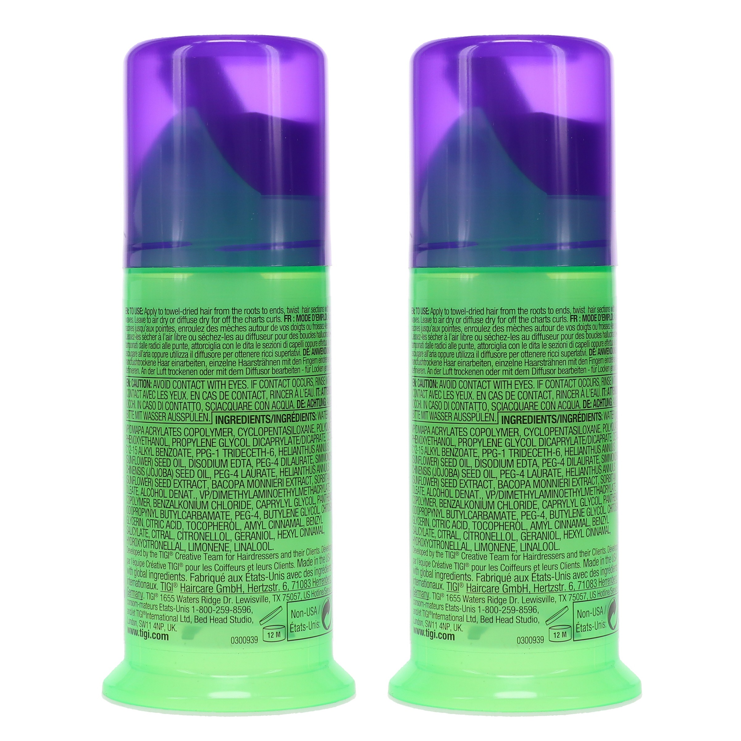 TIGI Bed Head Curls Rock Amplifier Mega Shaping Cream 1.45 oz 2 Pack