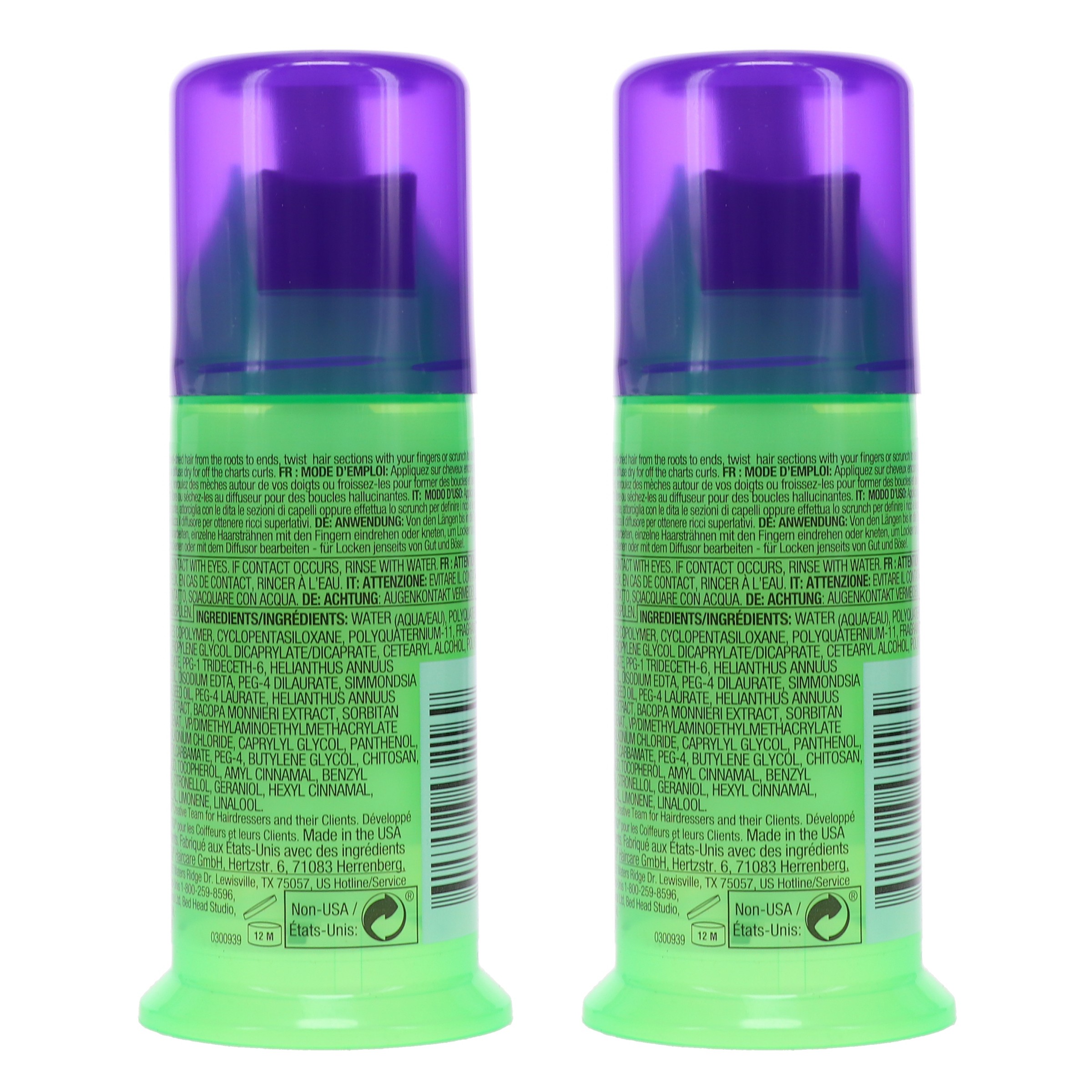 TIGI Bed Head Curls Rock Amplifier Mega Shaping Cream 1.45 oz 2 Pack