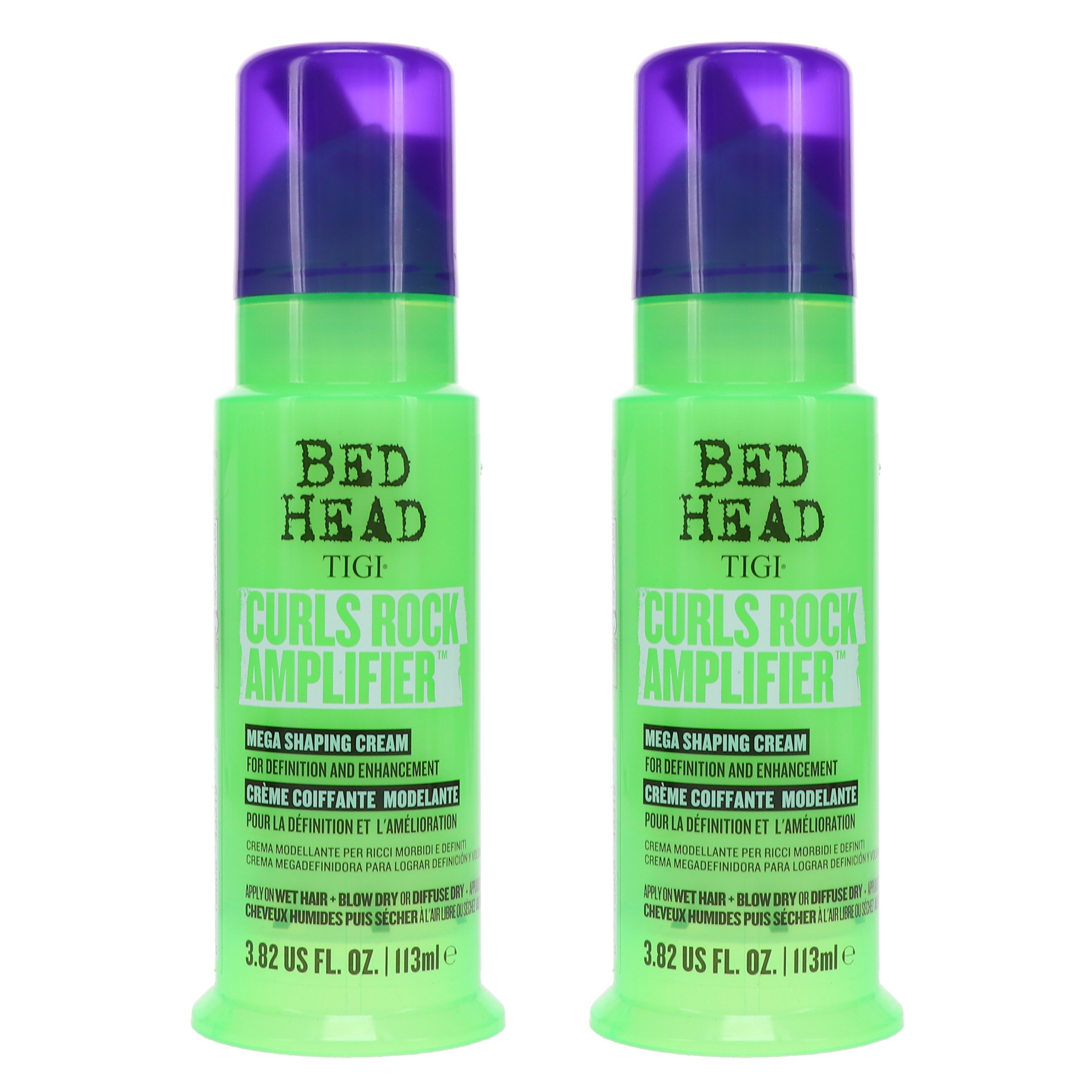 TIGI Bed Head Curls Rock Amplifier Mega Shaping Cream 3.82 oz 2 Pack